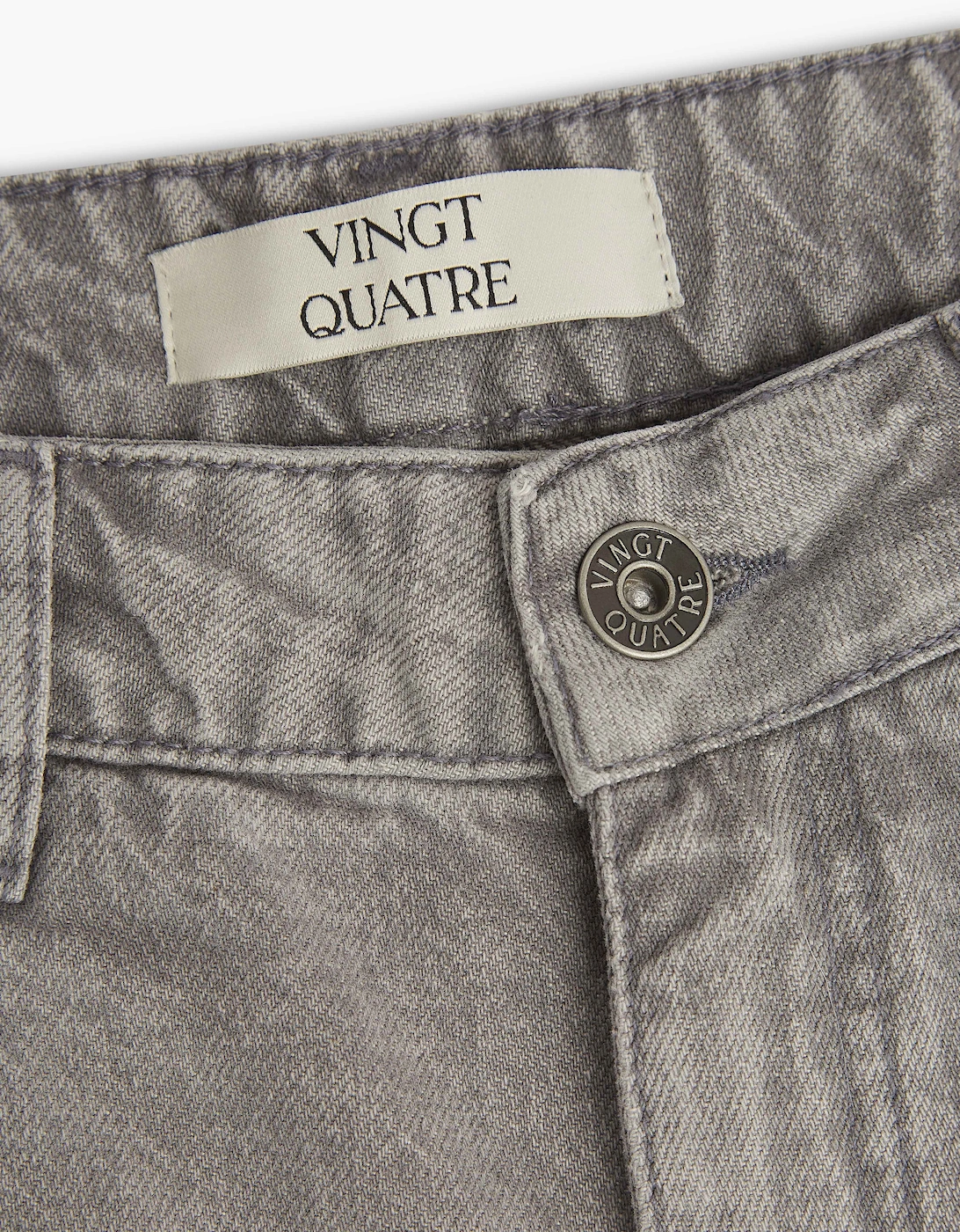 Vingt Quatre Straight Fit Cool Grey Jeans
