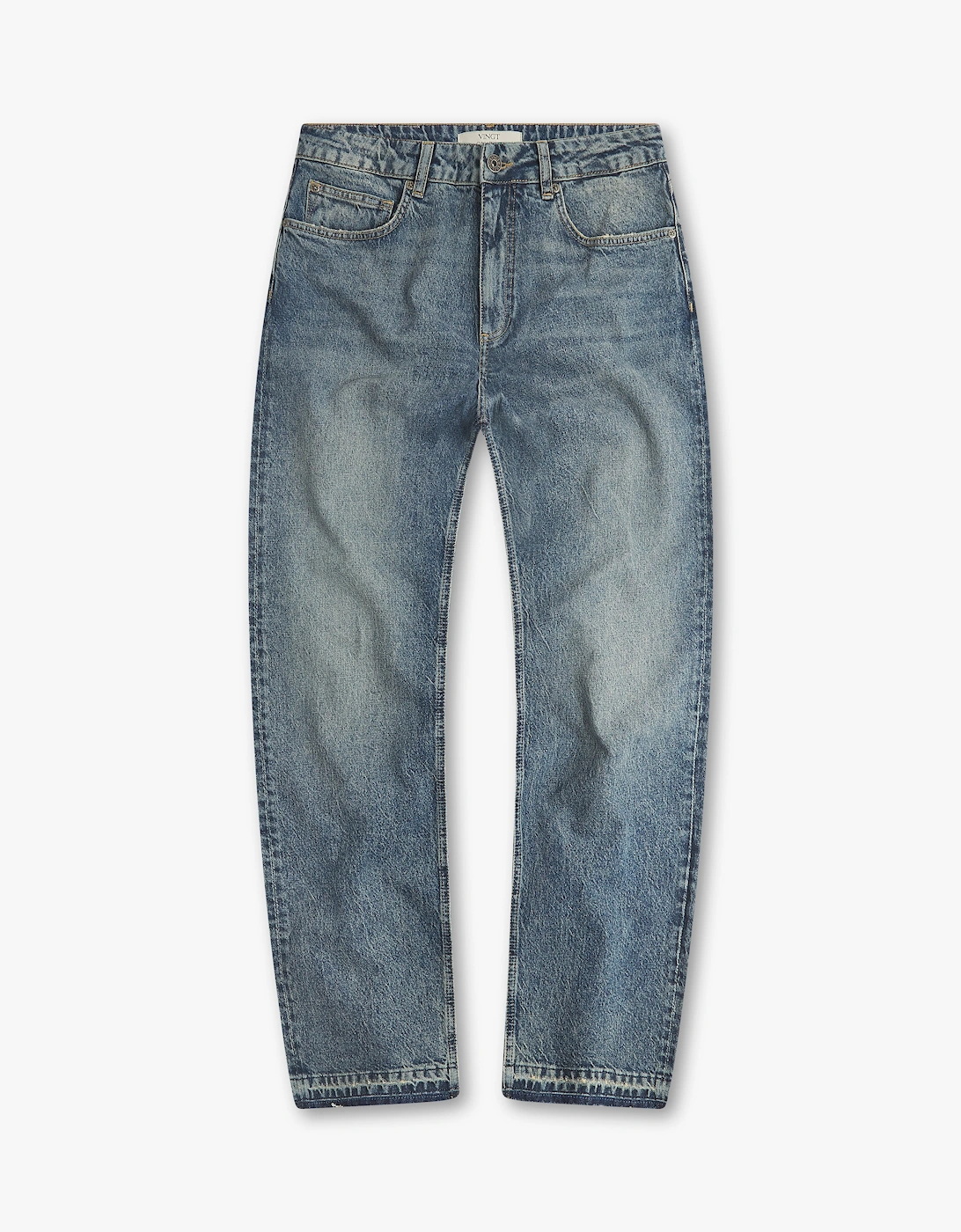 Vingt Quatre Straight Fit Vintage Wash Jeans