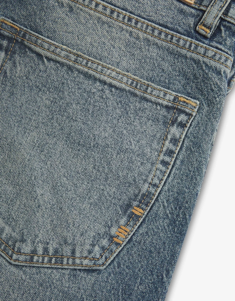 Vingt Quatre Straight Fit Vintage Wash Jeans
