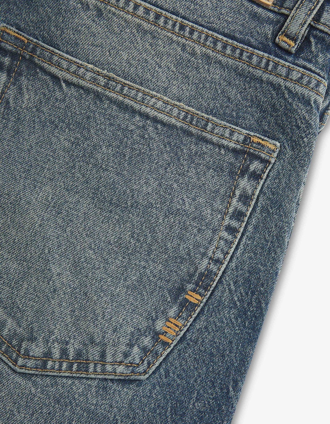 Vingt Quatre Straight Fit Vintage Wash Jeans