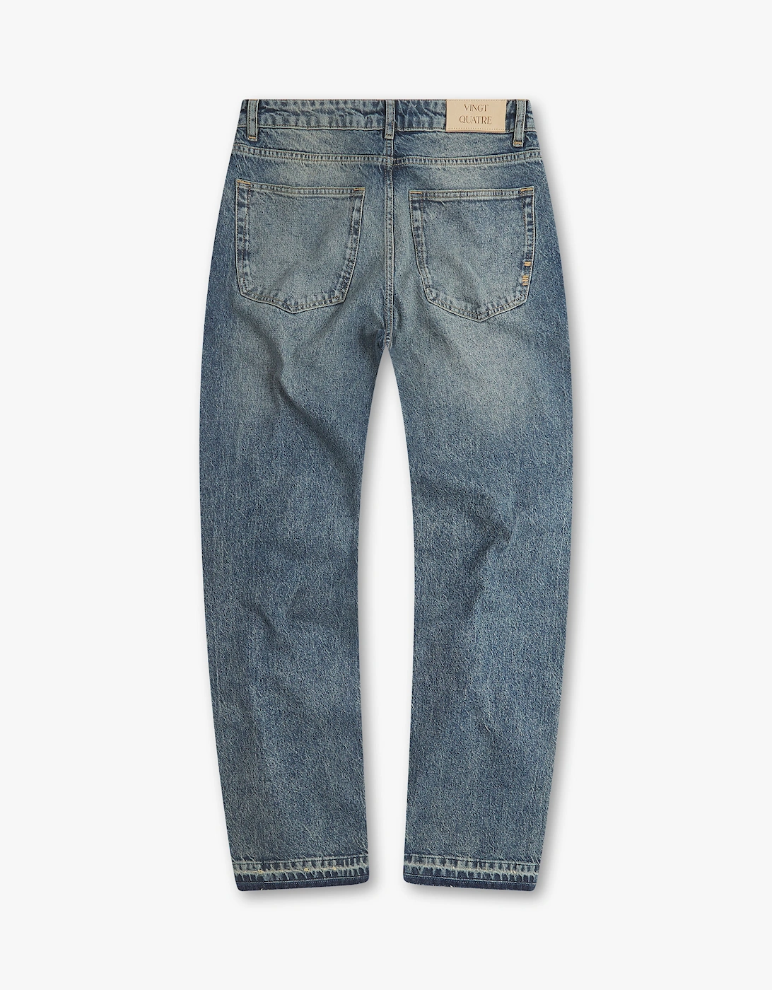 Vingt Quatre Straight Fit Vintage Wash Jeans
