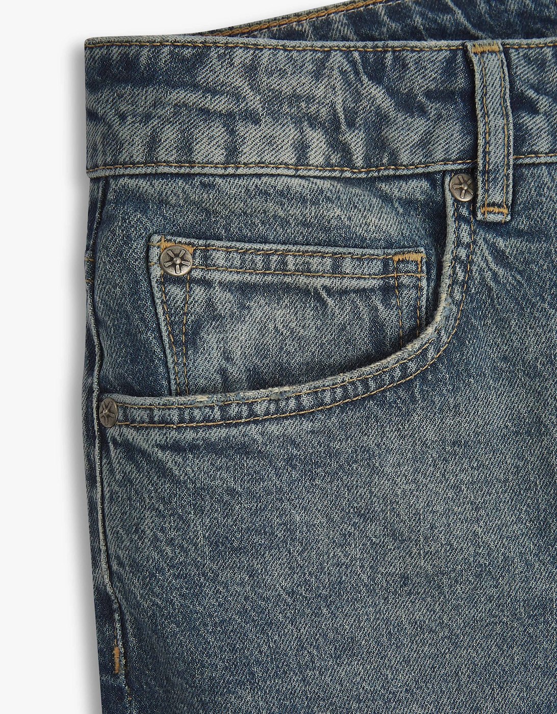 Vingt Quatre Straight Fit Vintage Wash Jeans