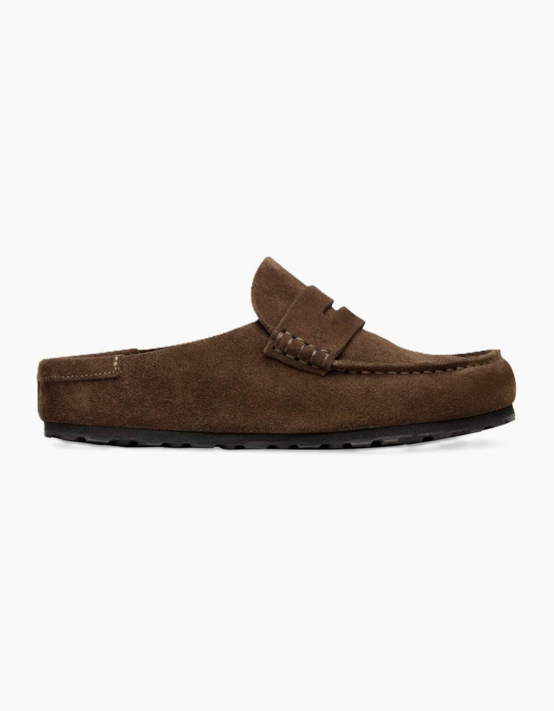 Birkenstock Naples Suede Carafe Regular Clogs