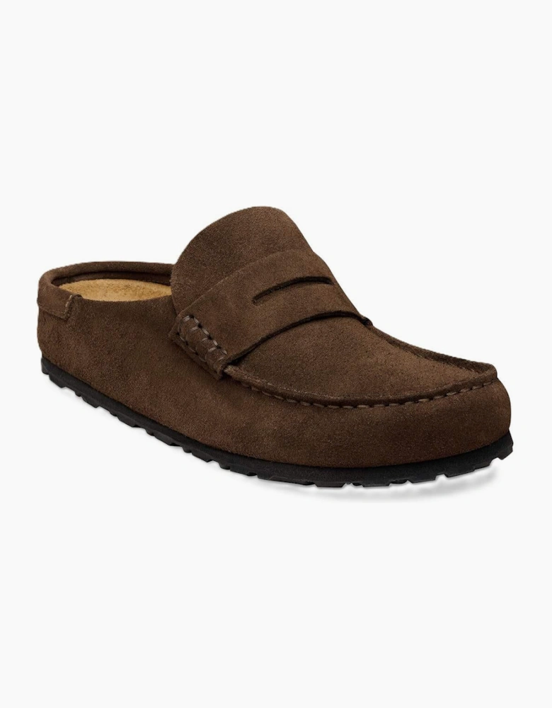 Birkenstock Naples Suede Carafe Regular Clogs