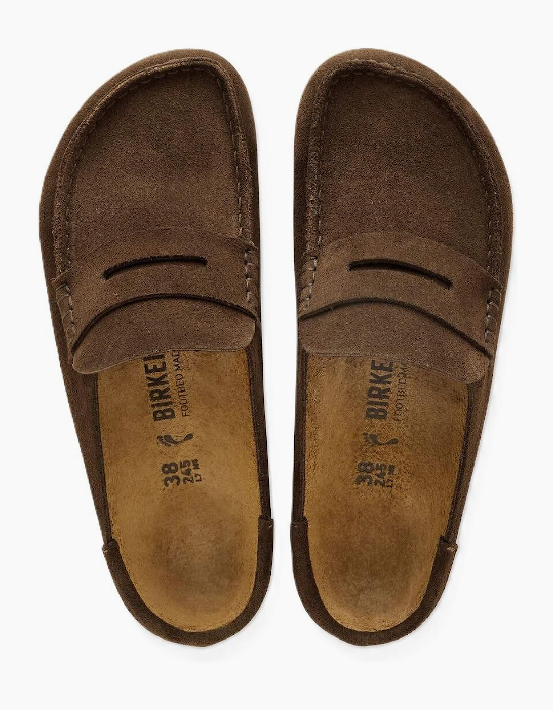 Birkenstock Naples Suede Carafe Regular Clogs