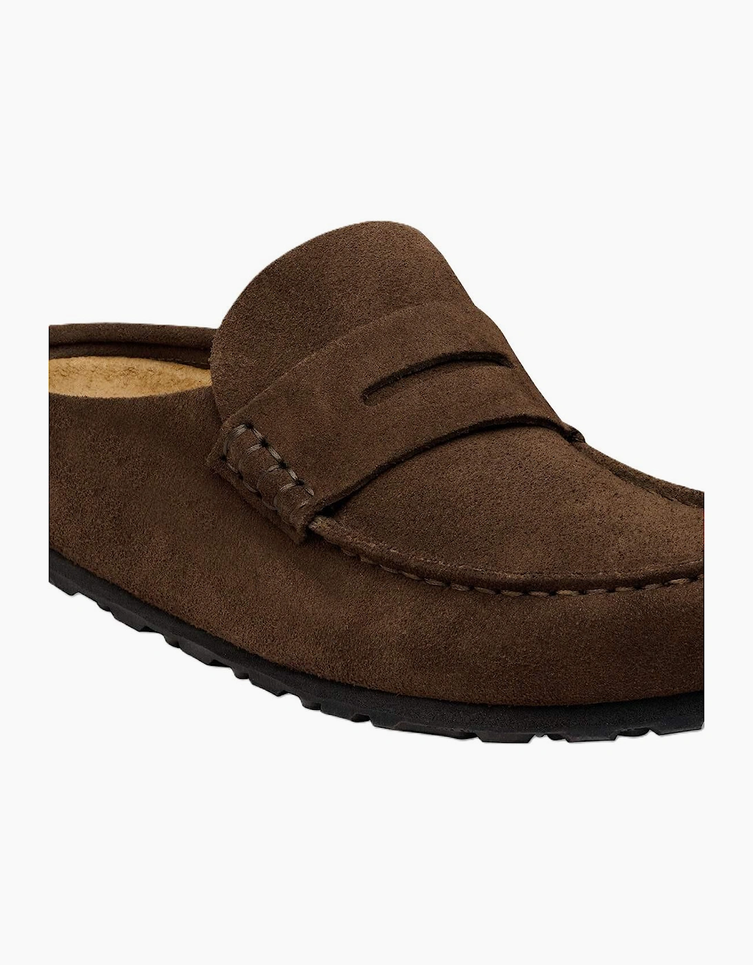 Birkenstock Naples Suede Carafe Regular Clogs