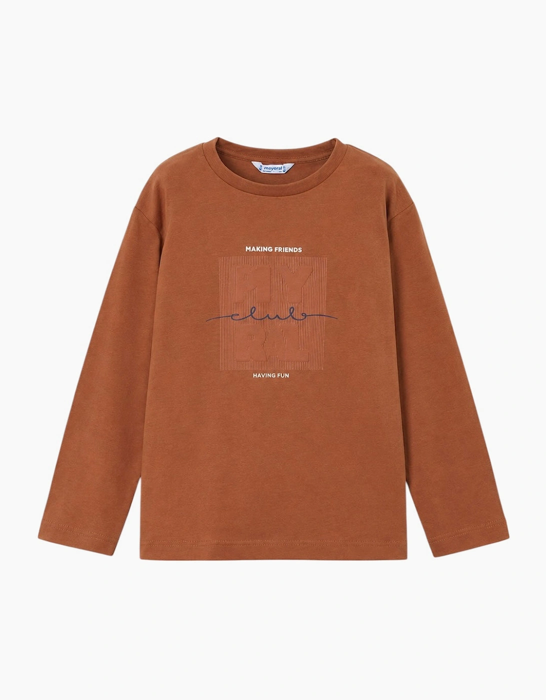 Boys Burnt Orange Logo Top, 4 of 3