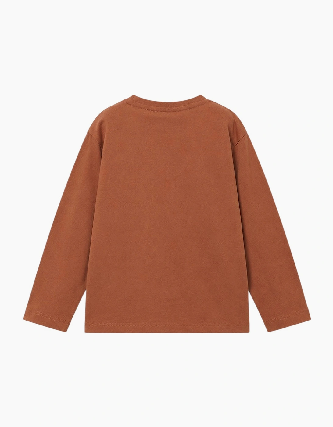 Boys Burnt Orange Logo Top