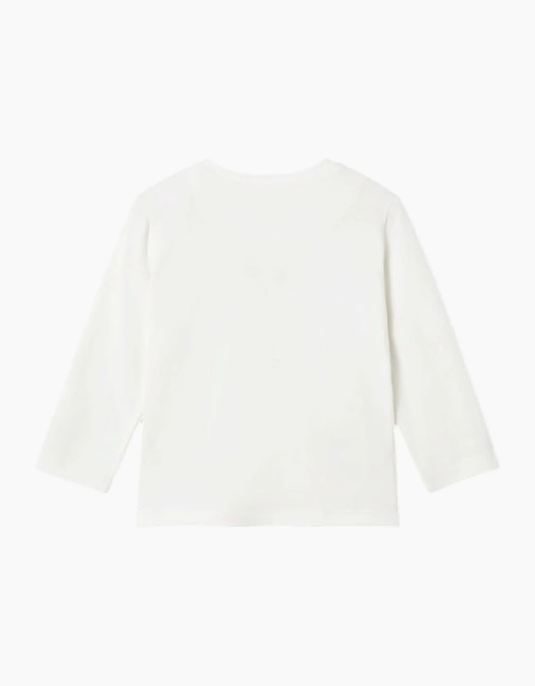 Boys Ivory Logo Top