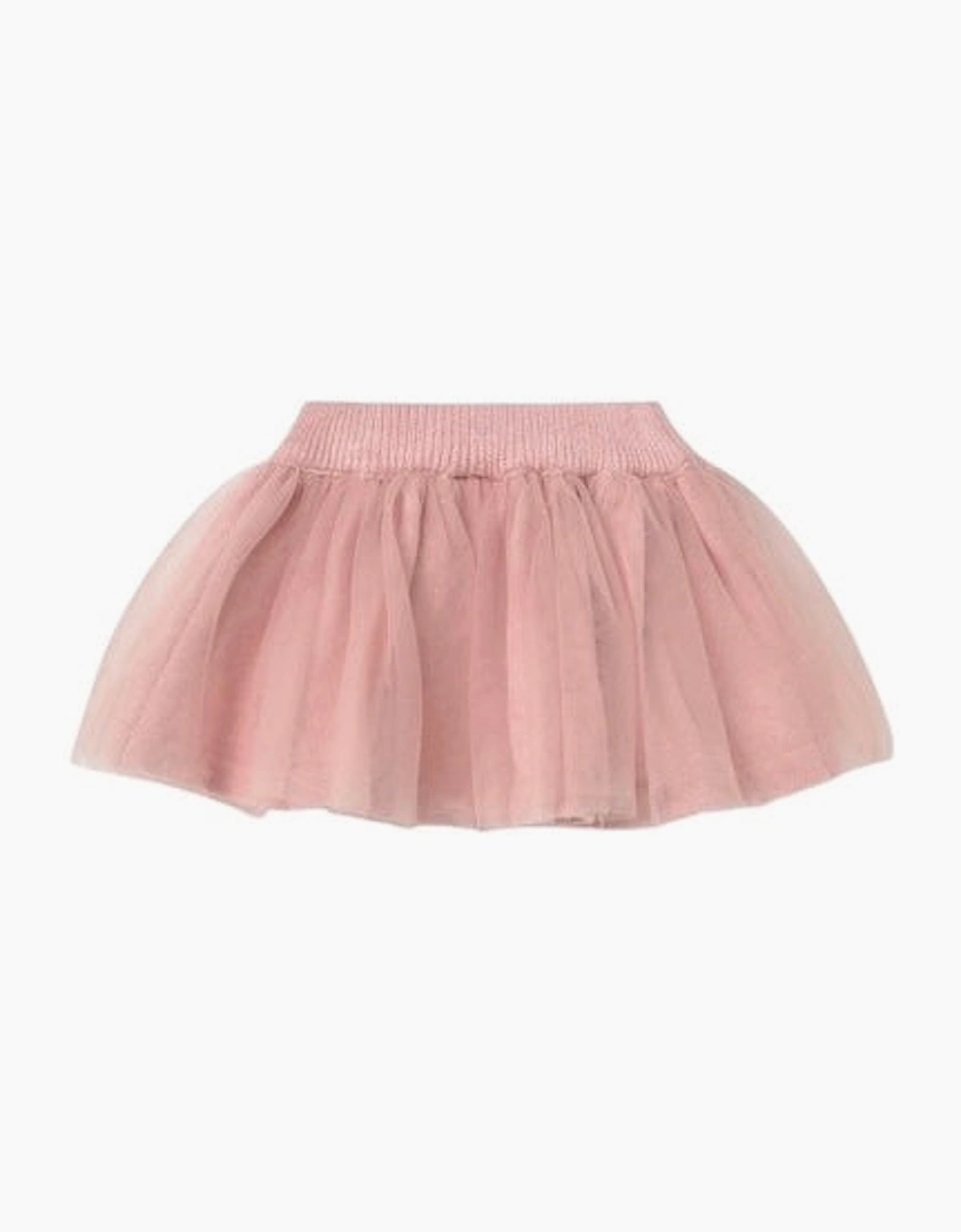 Girls Pink 3 Piece Cardigan Tulle Skirt Set