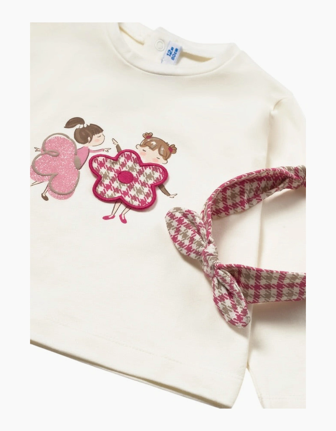 Girls Raspberry Red Checked Legging Set