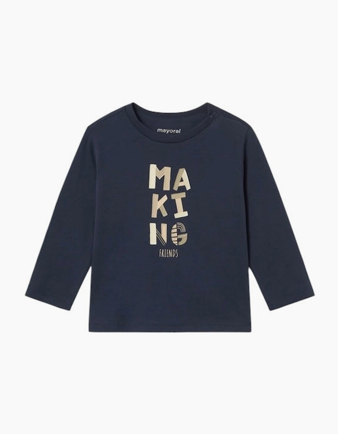 Boys Navy Logo Top, 4 of 3