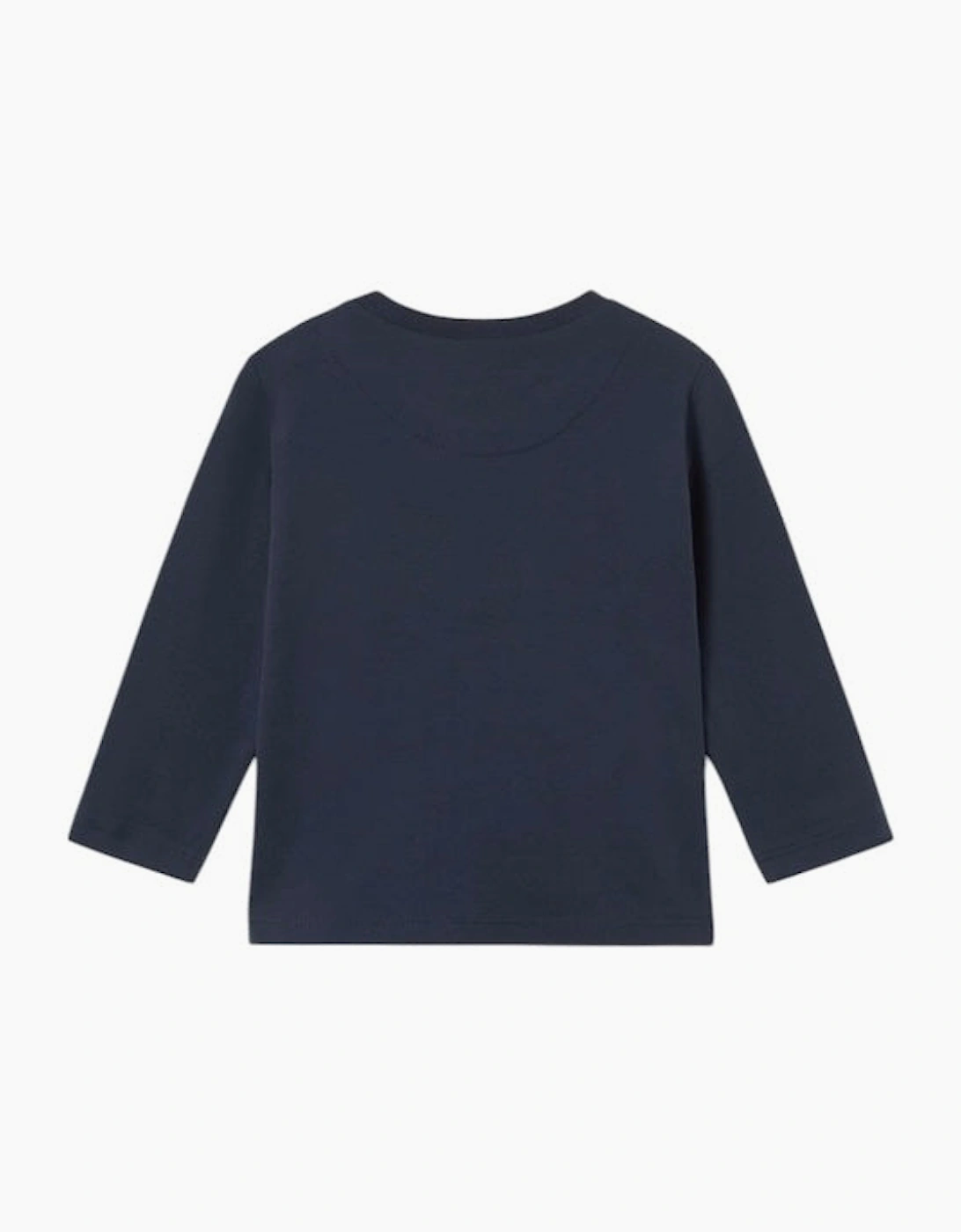 Boys Navy Logo Top