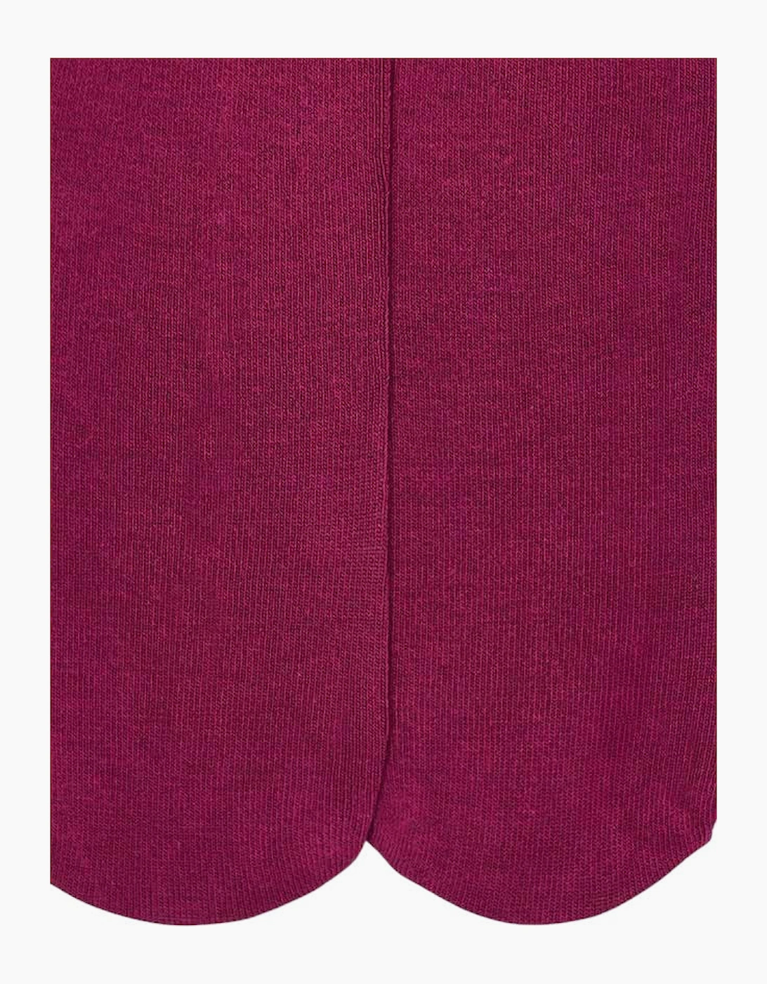 Girls Burgundy Knit Tights