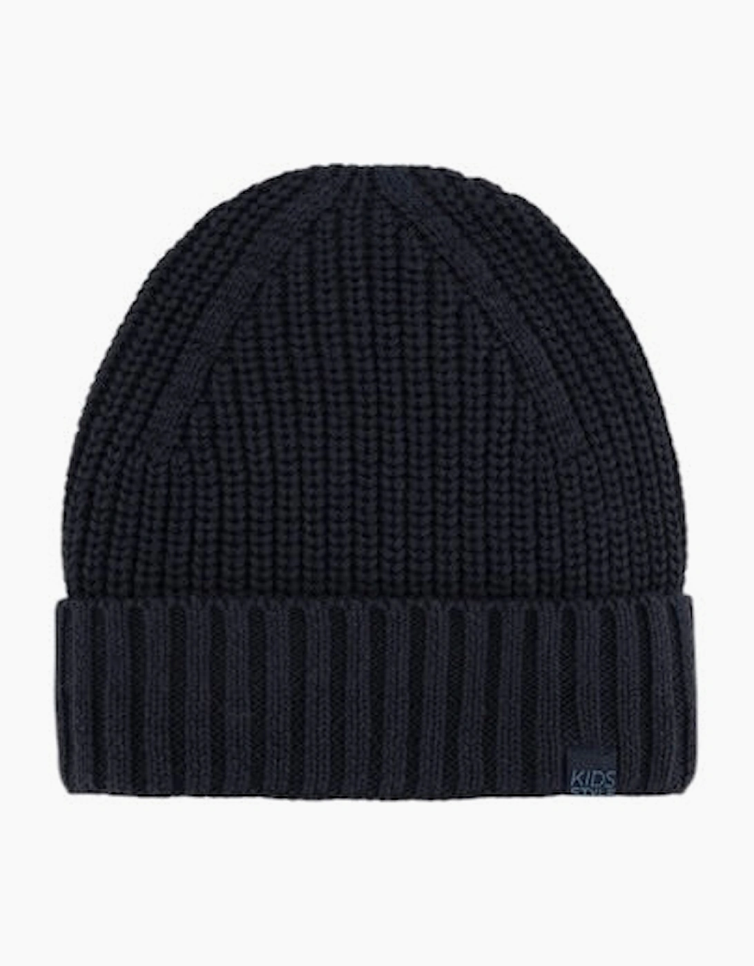 Boys Navy Knit Hat, 3 of 2