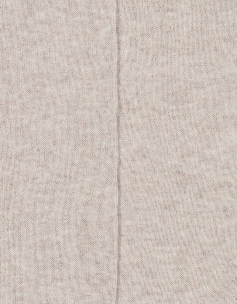 Girls Beige Knit Tights
