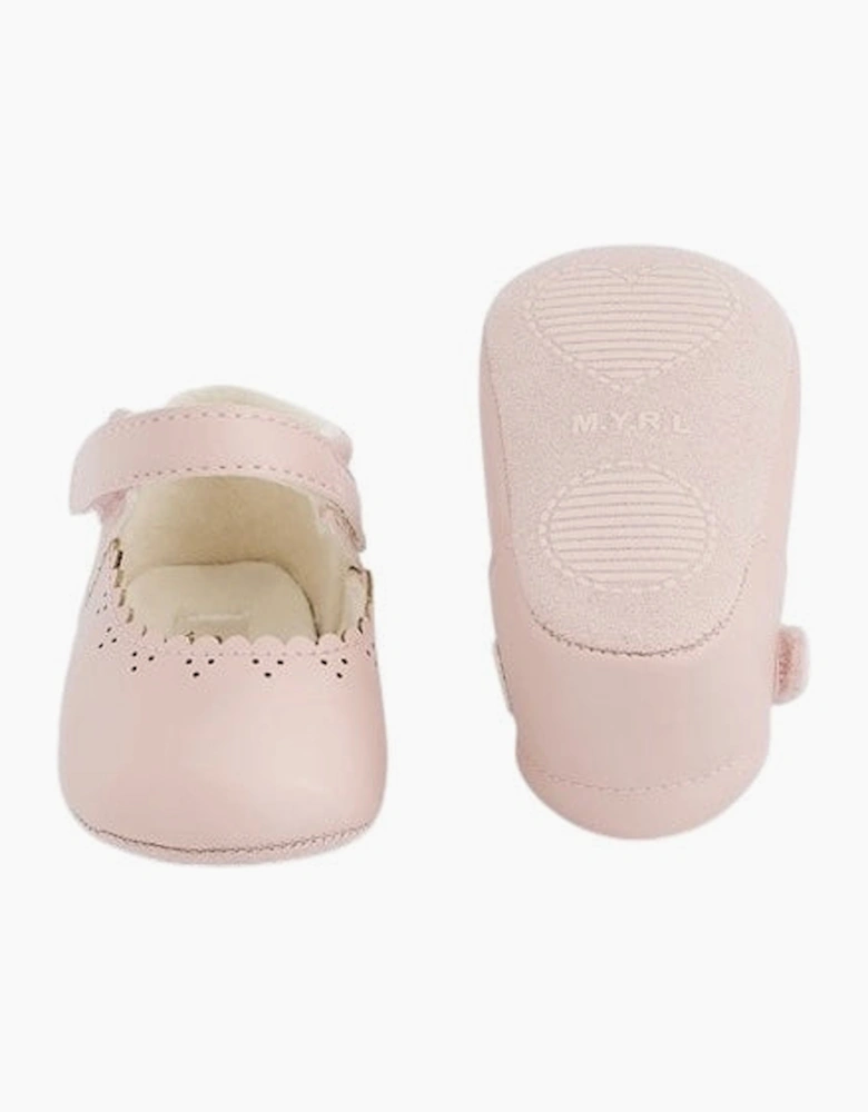 Girls Pink Mary Jane Pre Walker Shoes