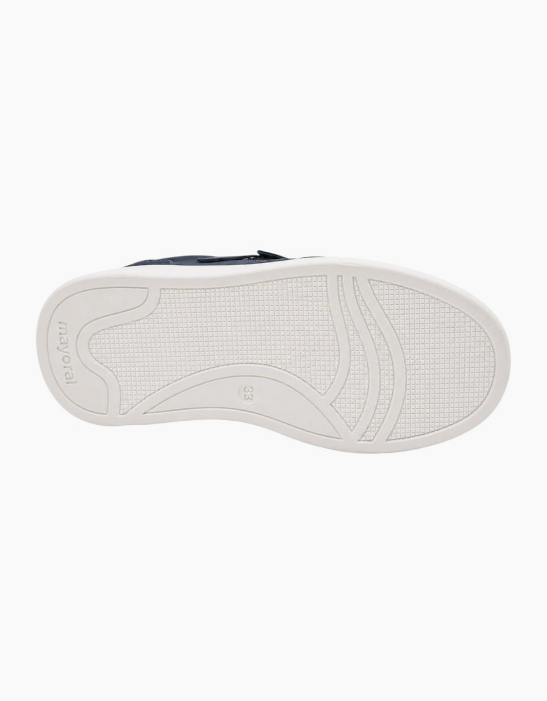 Boys Navy Suede Smart Trainers