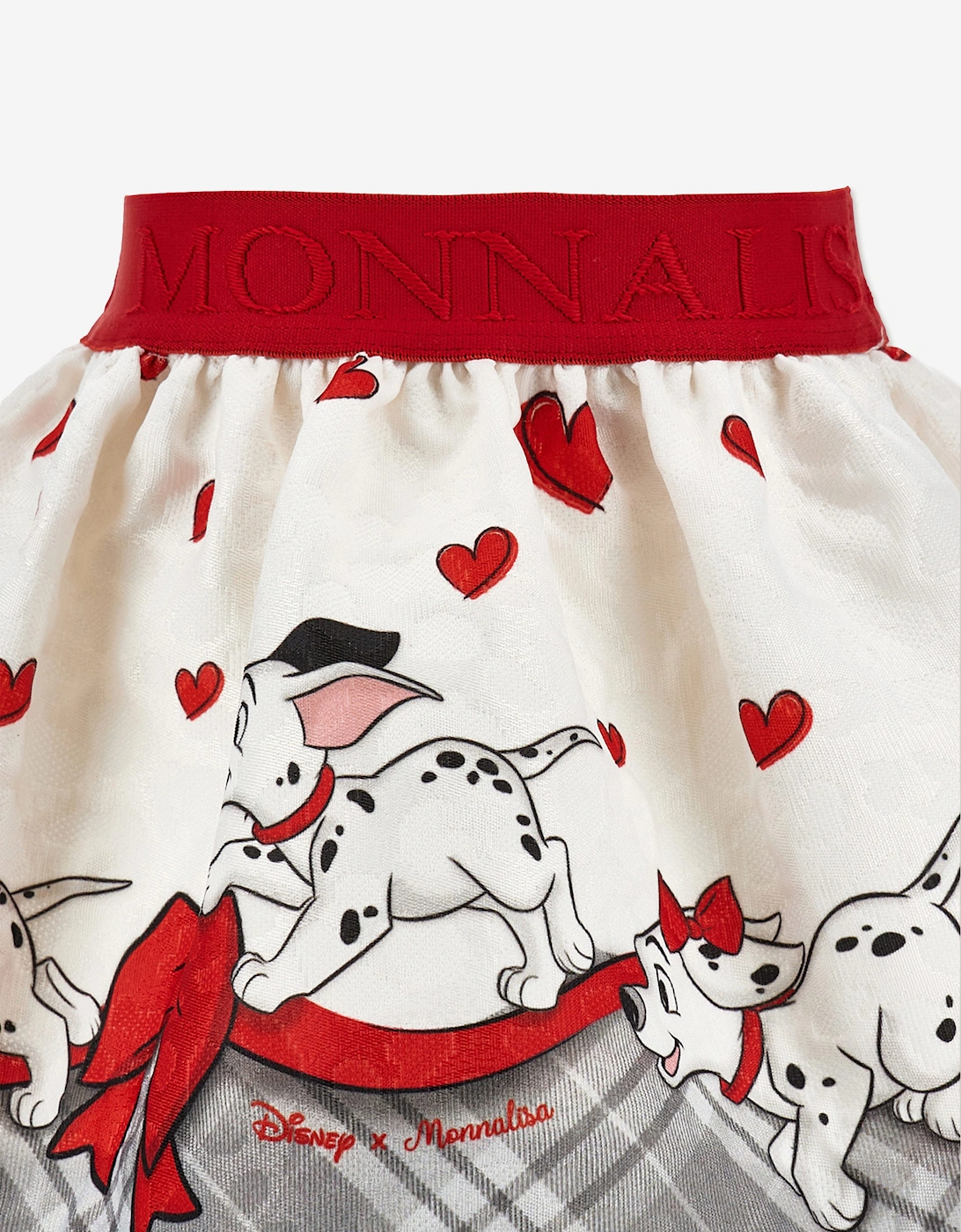 Monnalisa Baby Girls Disney 101 Dalmations Skirt in Ivory
