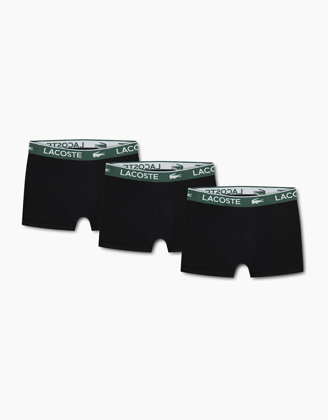LACOSTE BOYS BLACK BOXER SHORTS 946518