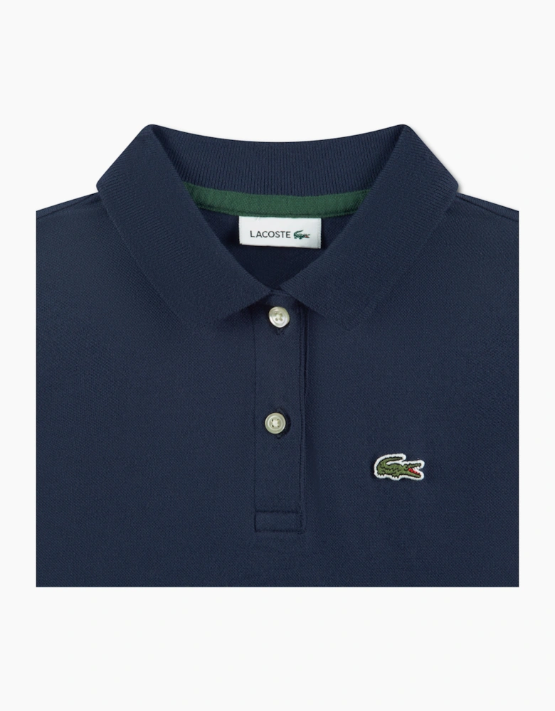 LACOSTE NAVY PIQUE POLO DRESS 347900