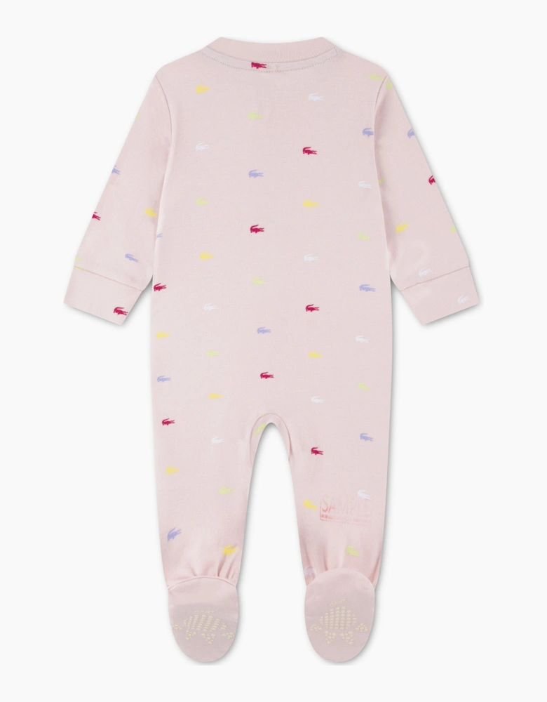 LACOSTE BABY GIRL PINK ALL IN ONE 547357