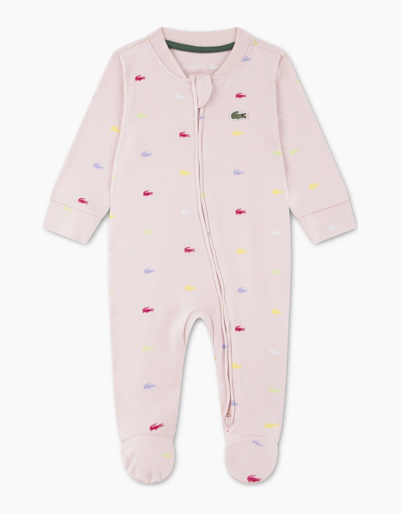 LACOSTE BABY GIRL PINK ALL IN ONE 547357