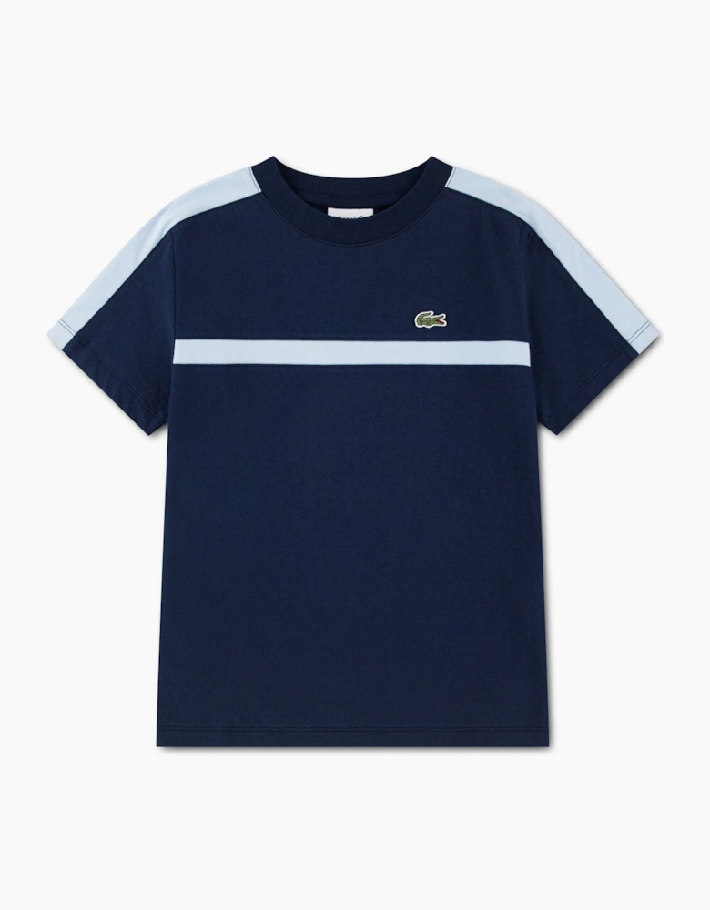 LACOSTE COLOURBLOCK STRIPED T SHIRT 847774