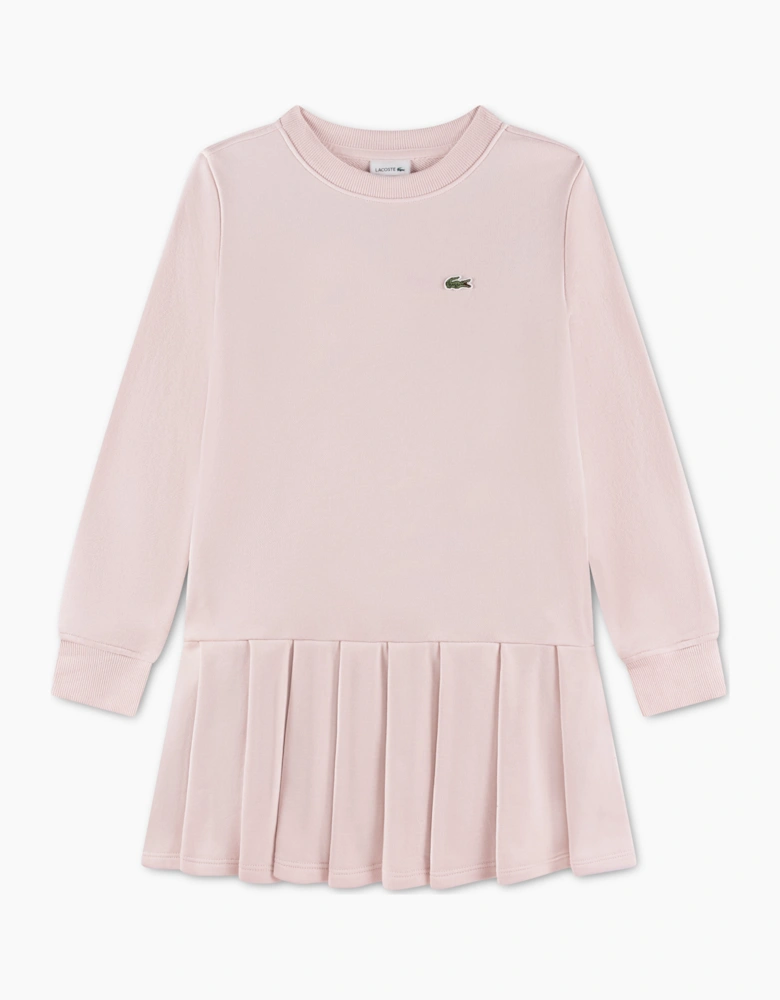 LACOSTE PINK PLEATED SKIRT DRESS 347901
