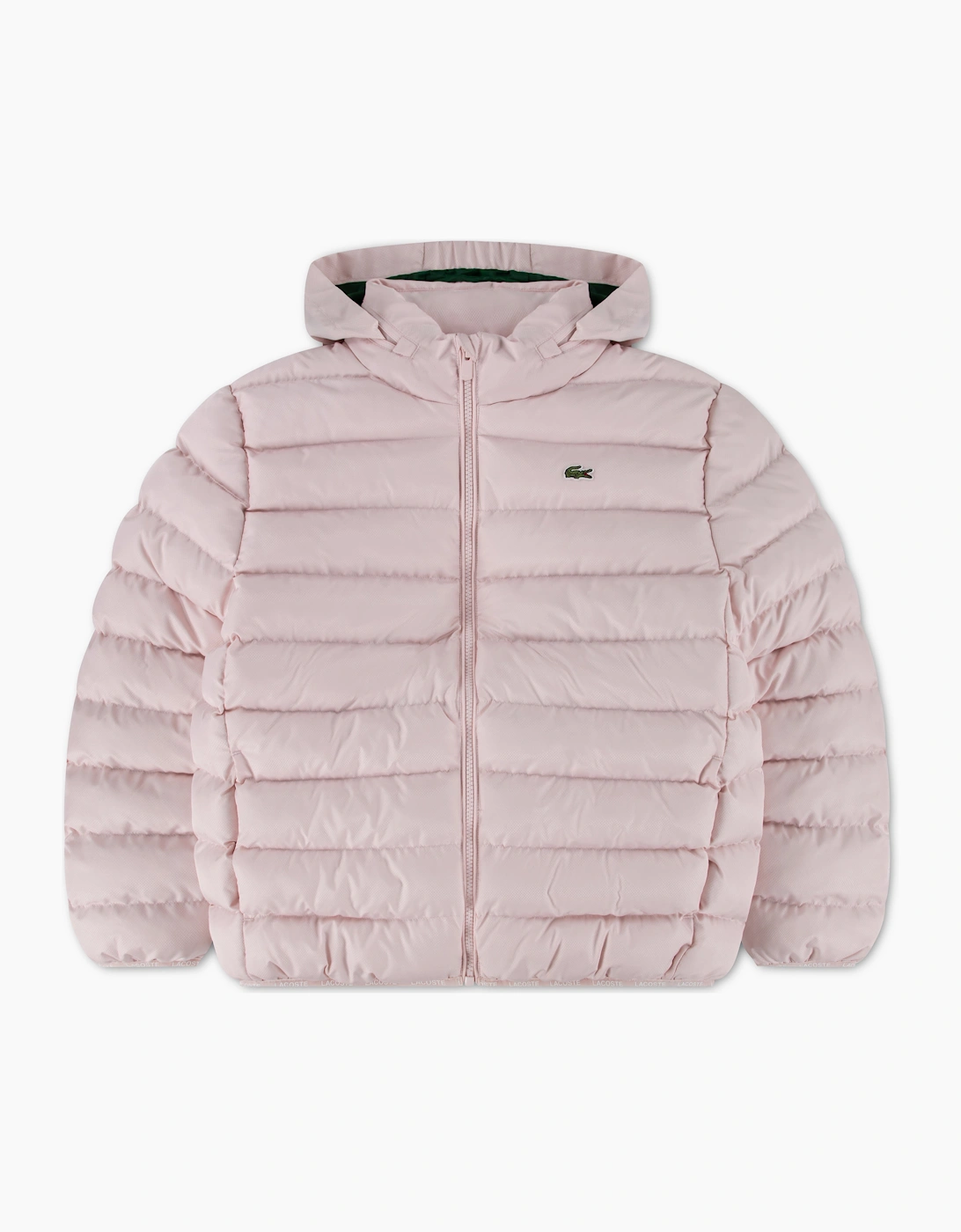 LACOSTE GIRLS PINK MID WEIGHT PUFFER JACKET 347987, 5 of 4