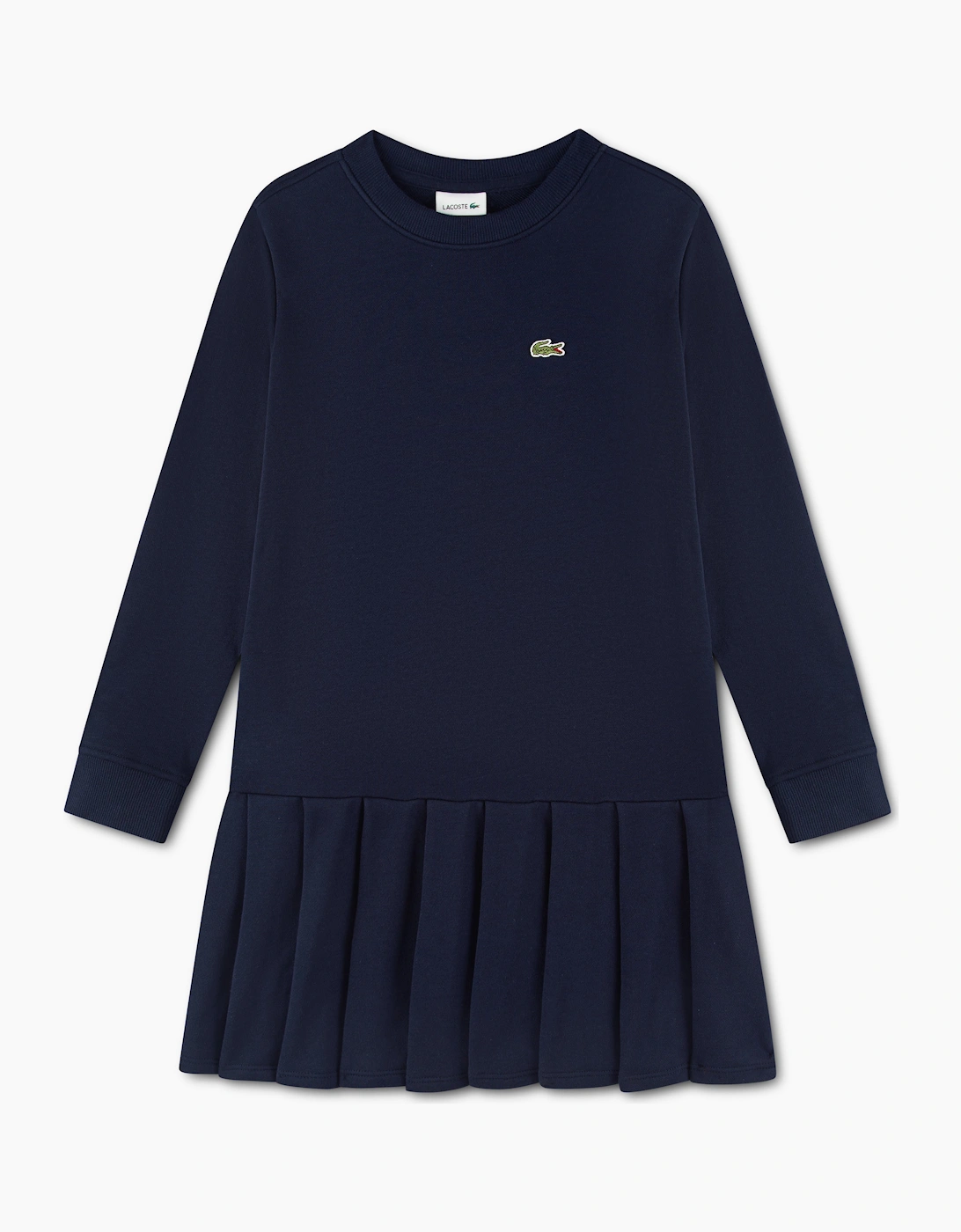 LACOSTE NAVY GIRLS PLEATED SKIRT DRESS 347901, 4 of 3