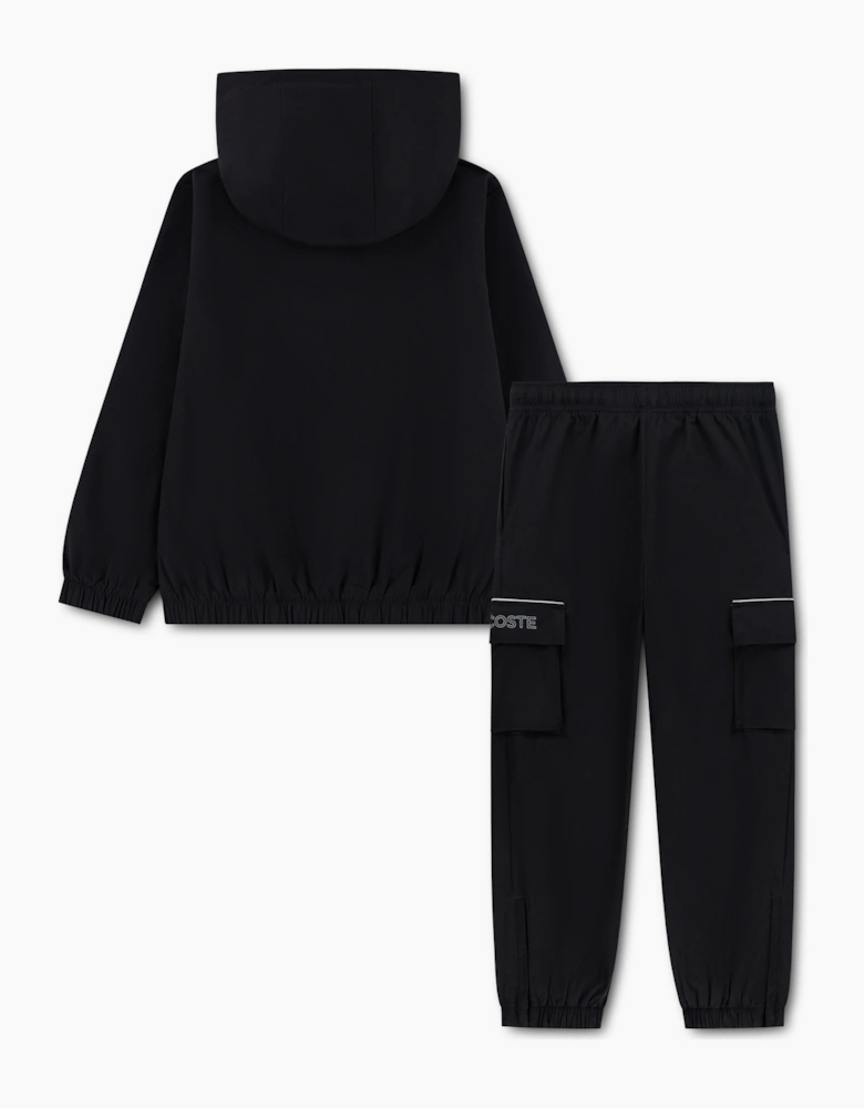 LACOSTE BOYS DIAMOND TAFFETA TRACKSUIT 847684
