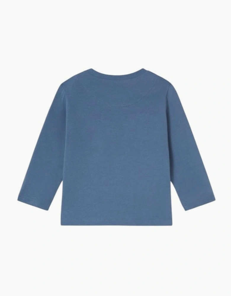 Boys Blue Logo Top