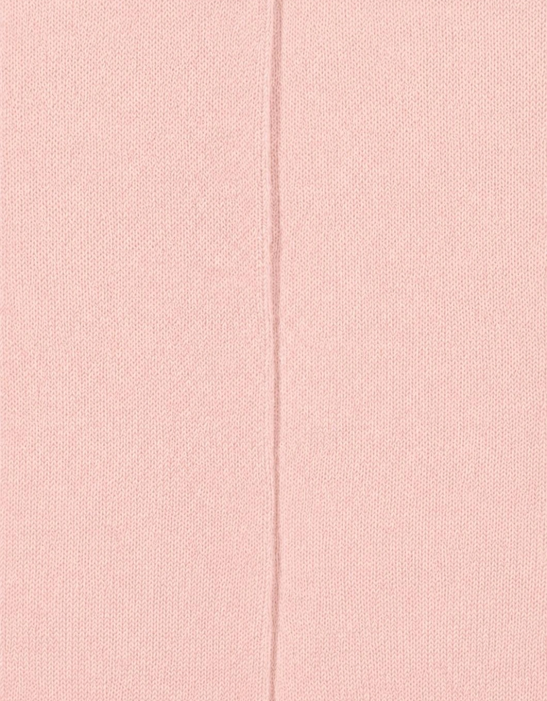 Girls Peach Pink Knit Tights