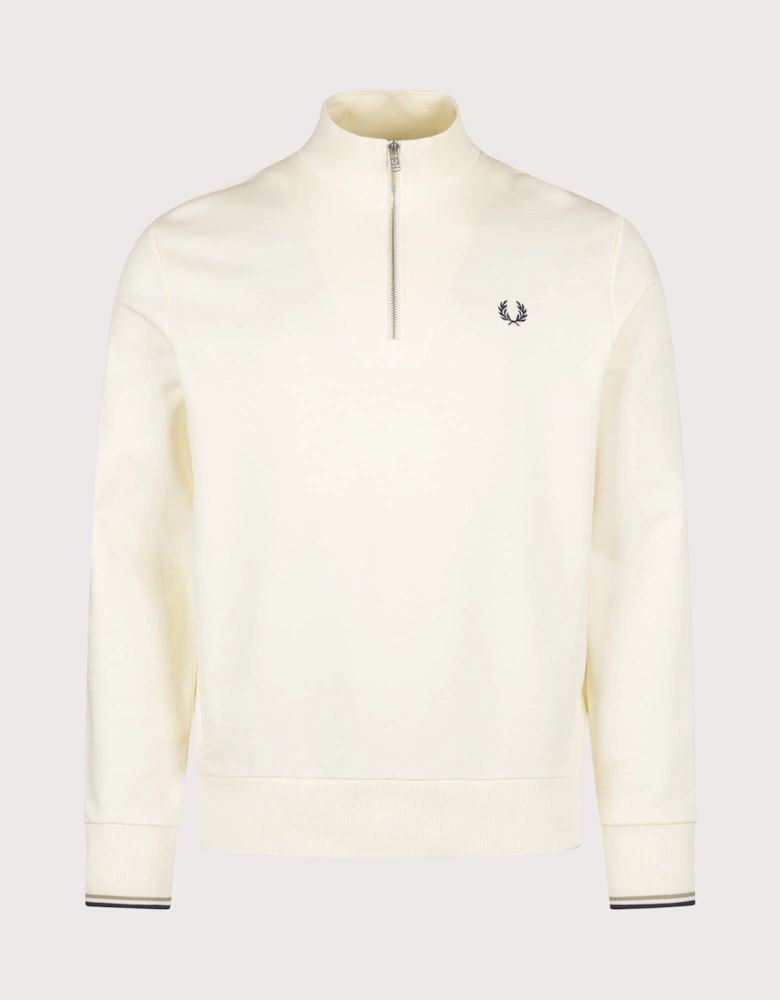 Regular Fit Quarter Zip Sweatshirt