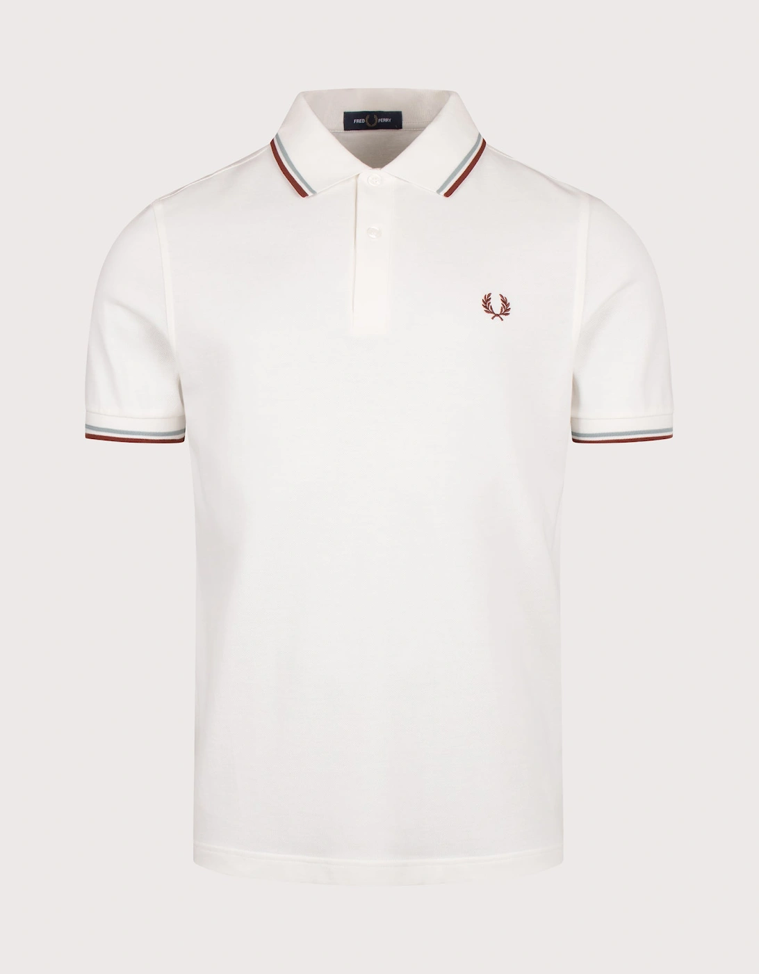 Regular Fit Twin Tipped Fred Perry Polo Shirt, 4 of 3