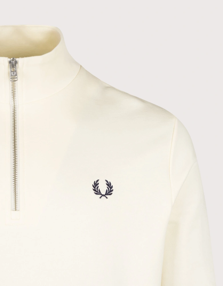 Regular Fit Quarter Zip Sweatshirt