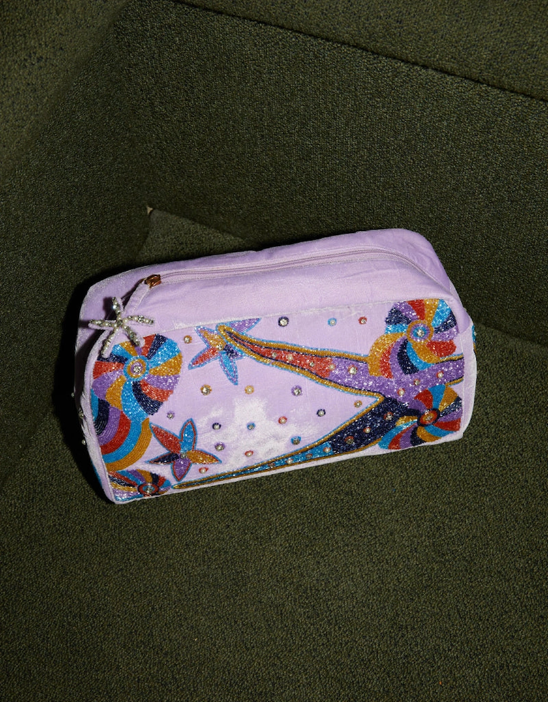 Lilac Crescent Wash Bag