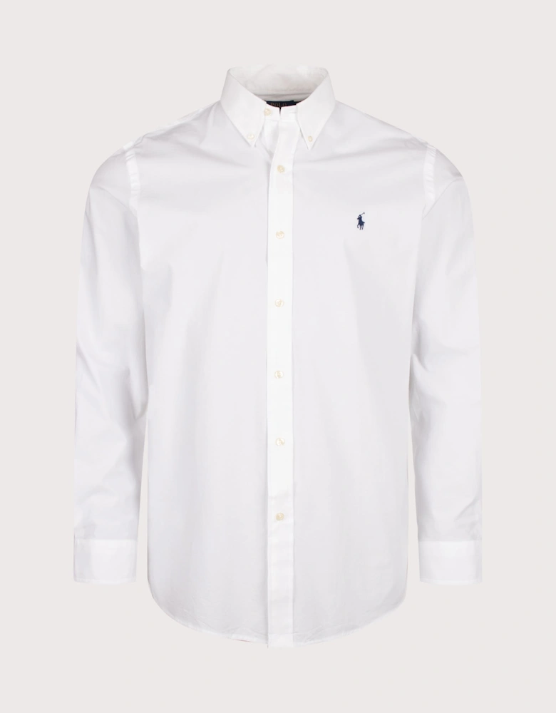 Custom Fit Stretch Poplin Shirt