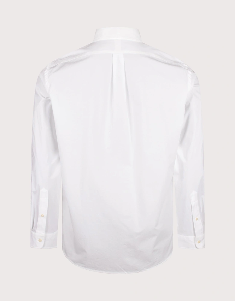 Custom Fit Stretch Poplin Shirt