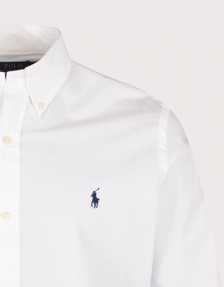 Custom Fit Stretch Poplin Shirt