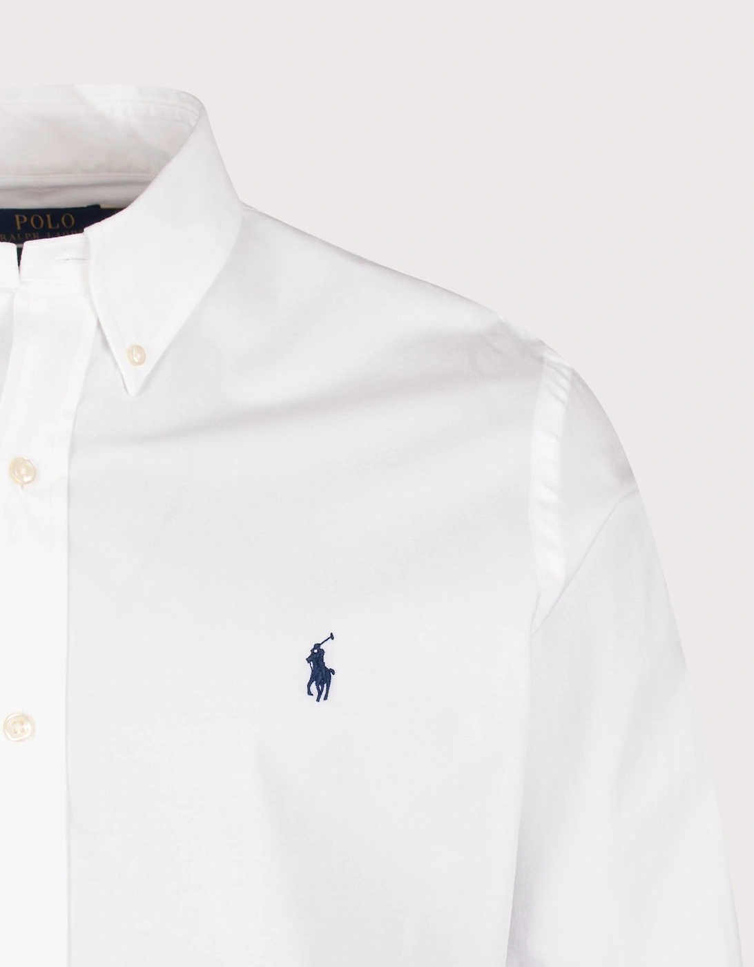 Custom Fit Stretch Poplin Shirt
