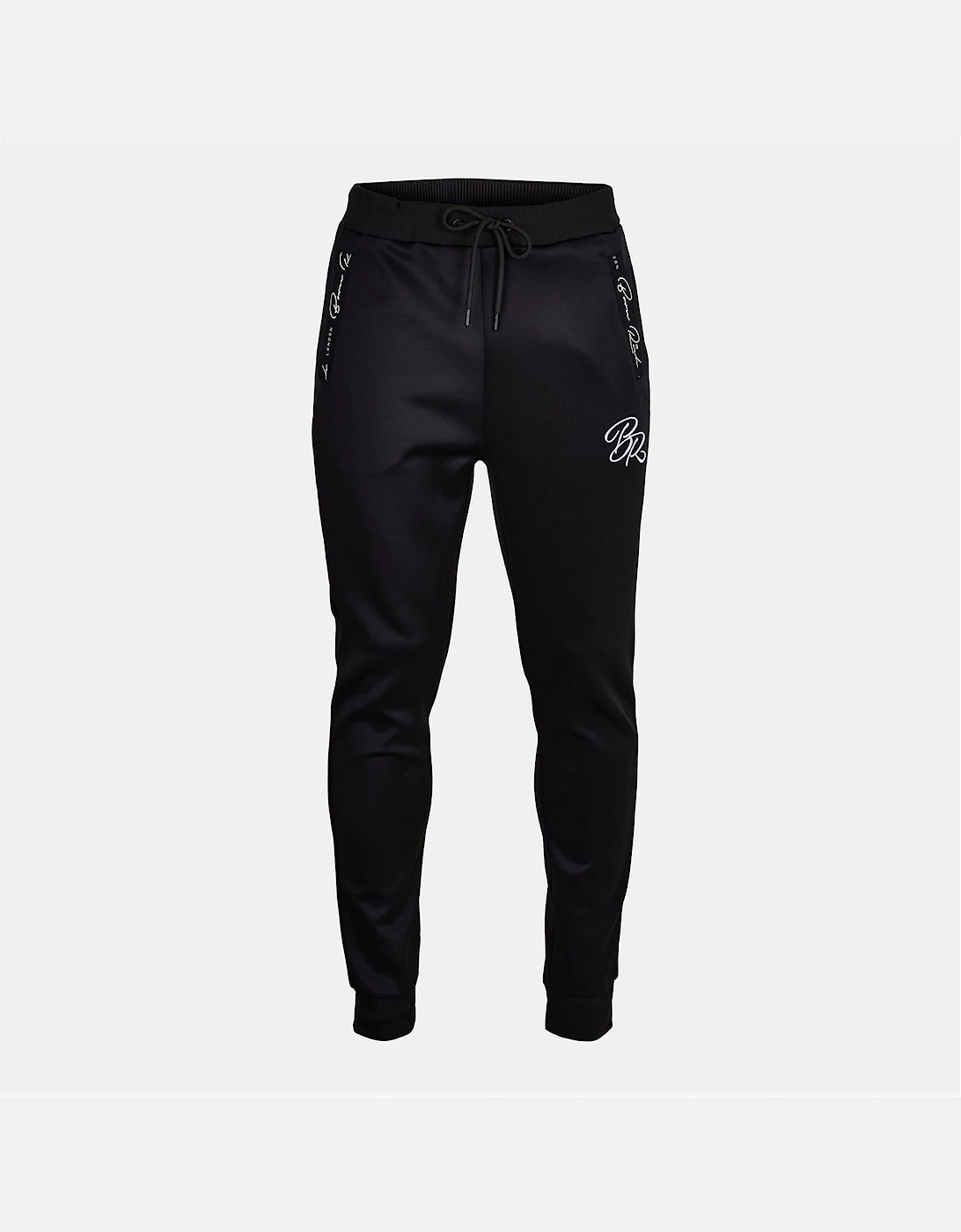 Foletti Solid Patterned Tapered Joggers, 3 of 2