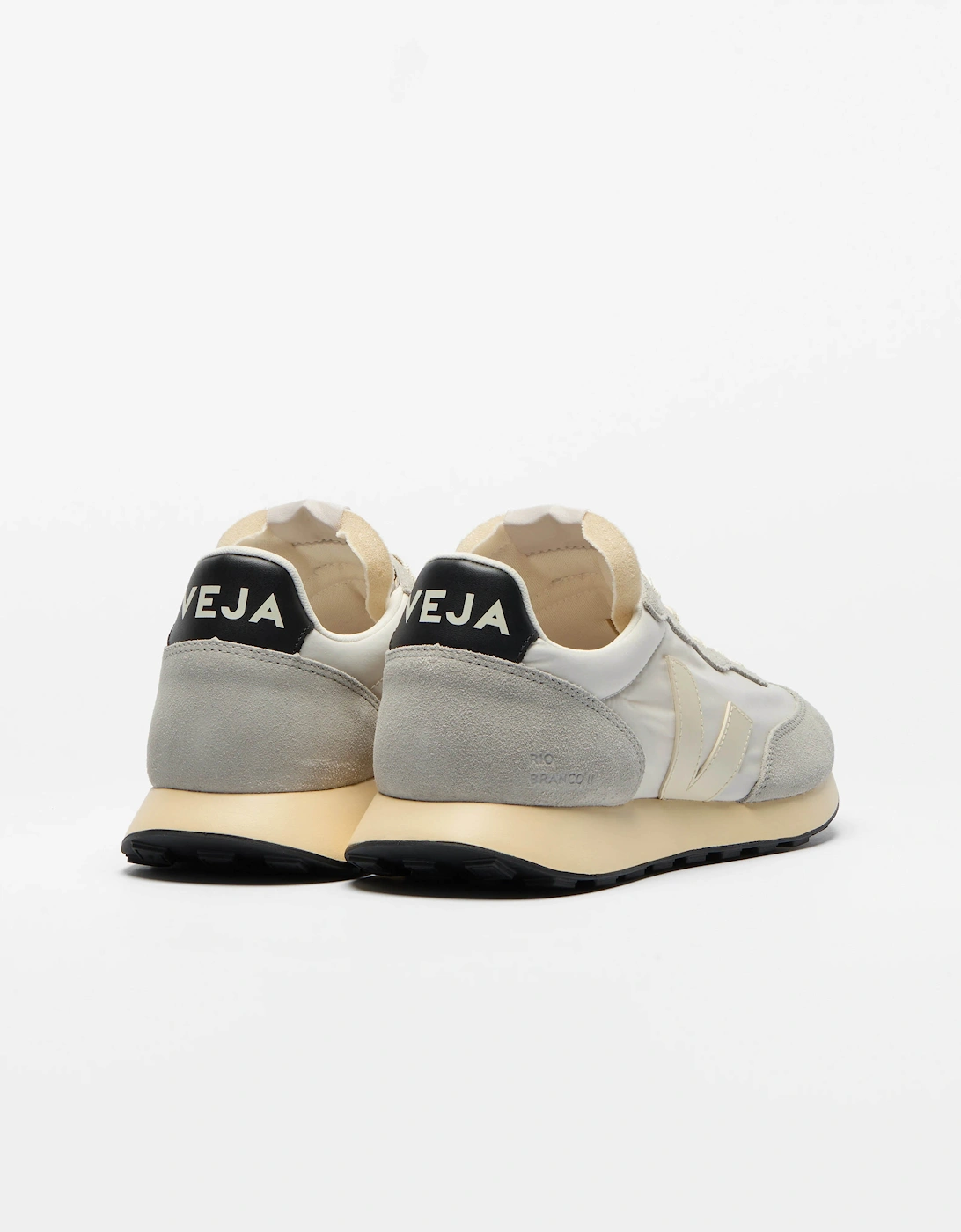 VEJA Rio Branco II Lite Nolyn Mens Trainers - Natural/Pierre/Oxford Grey