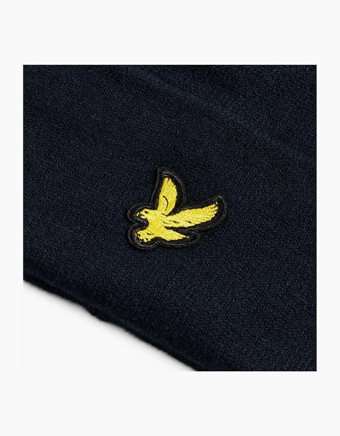 Lyle & Scott Merino Beanie Hat Dark Navy