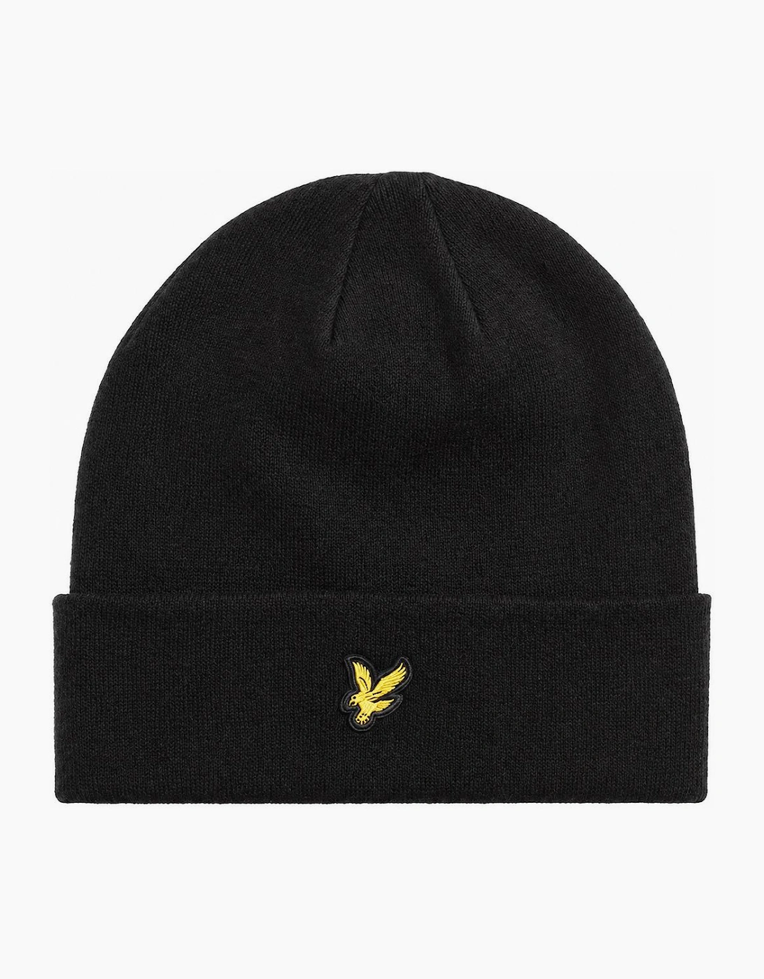 Lyle & Scott Merino Beanie Hat Jet Black, 3 of 2