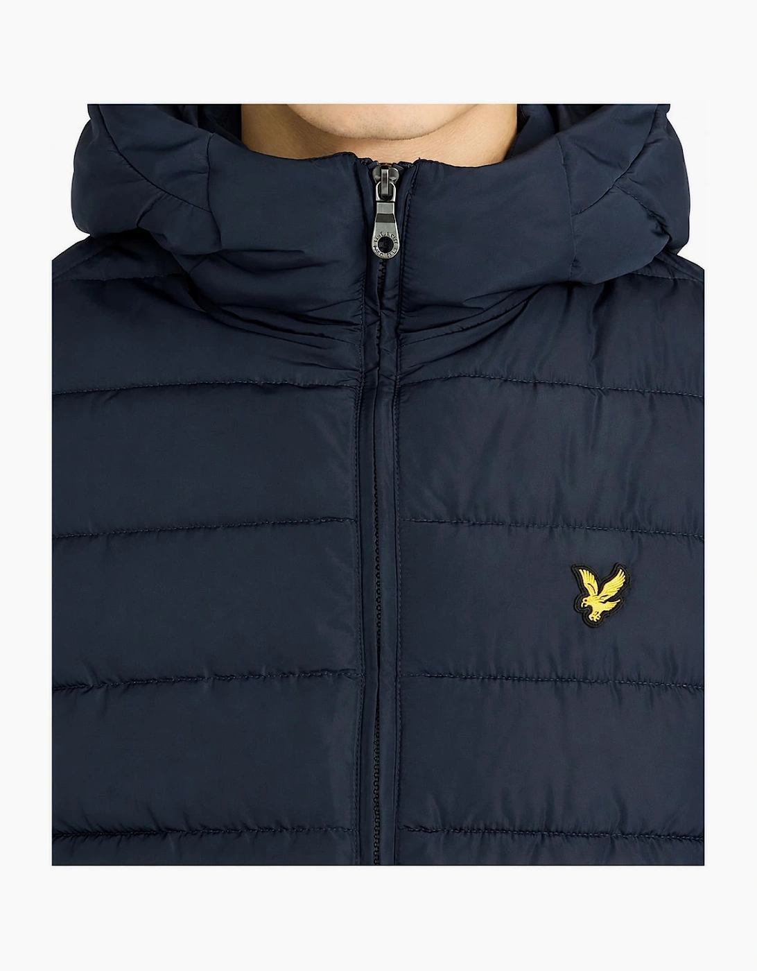 Lyle & Scott Hooded Quilted Jacket Dark Navy
