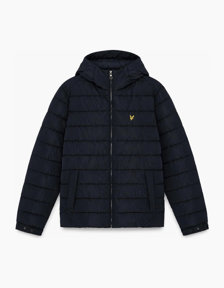 Lyle & Scott Hooded Quilted Jacket Dark Navy