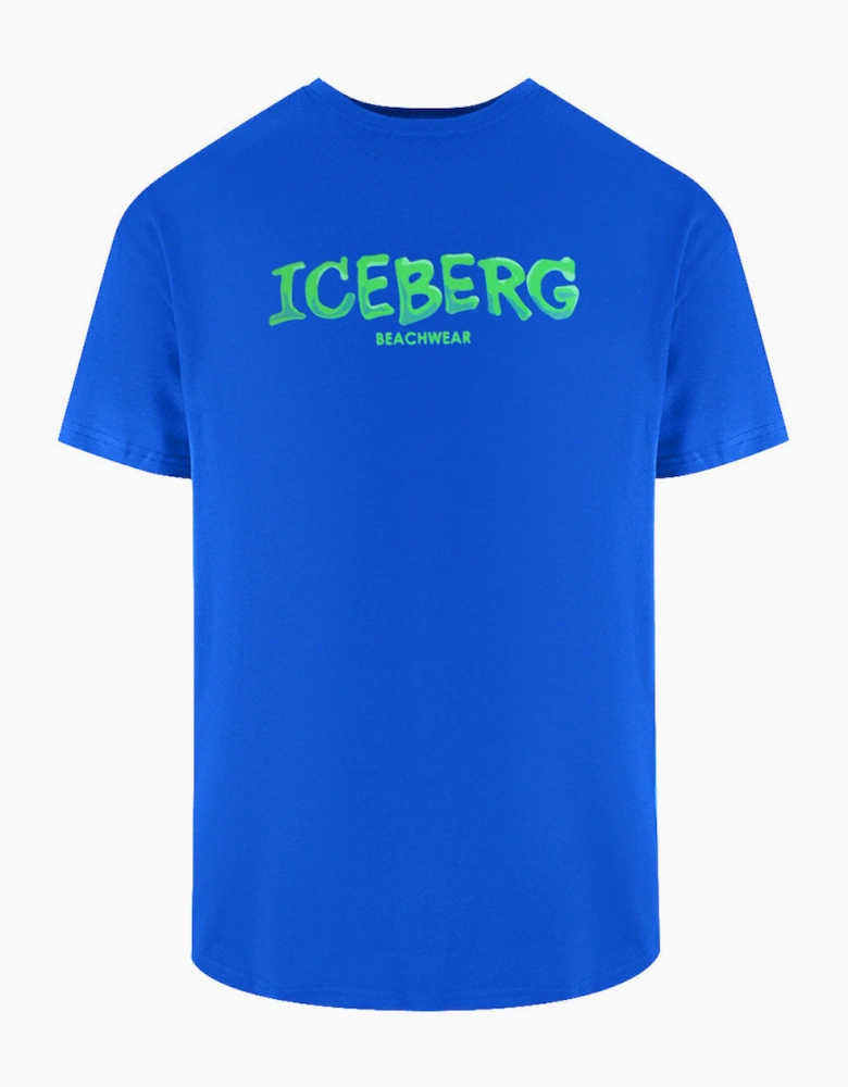Ice Iceberg Bold Logo Blue T-Shirt