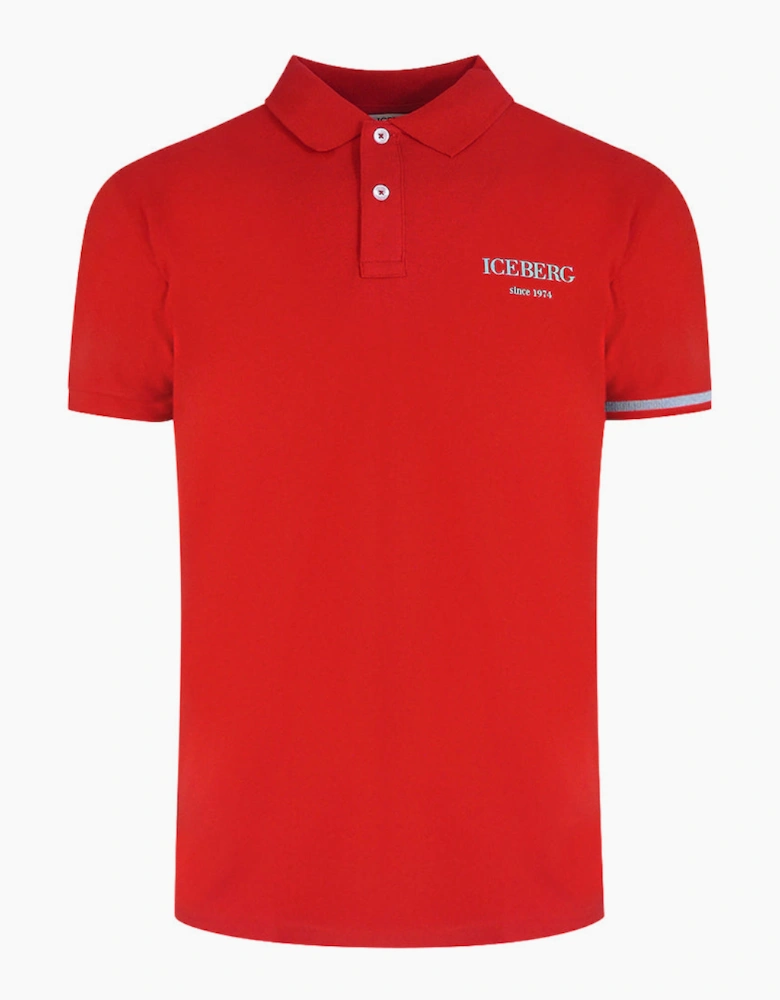 Ice Iceberg Red Polo Shirt